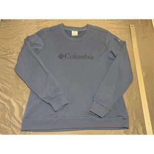Columbia Blue Crewneck Sweatshirt Outdoors XL